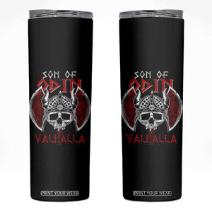 Viking Skinny Tumbler Son Of Odin VALHALLA Norse Mythology TS09 Black Print Your Wear