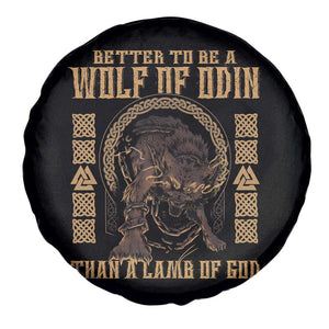Viking Spare Tire Cover Better To Be Wolf Of Odin Norse Mythology TS09 Print Your Wear
