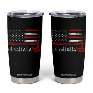 Viking Til Valhalla Tumbler Cup TS09 Black Print Your Wear