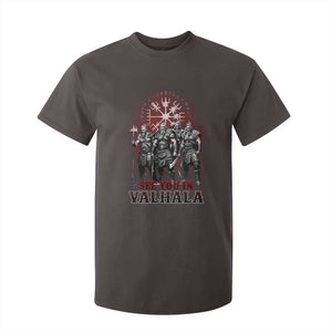 Viking Warrior T Shirt For Kid See You In Valhalla TS09 Dark Chocolate Print Your Wear