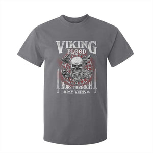 Viking Blood Runs Through My Veins T Shirt For Kid TS09 Charcoal Print Your Wear