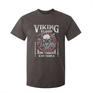 Viking Blood Runs Through My Veins T Shirt For Kid TS09 Dark Chocolate Print Your Wear