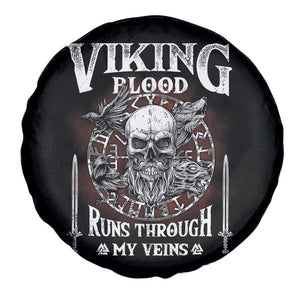 Viking Blood Runs Through My Veins Spare Tire Cover TS09 Print Your Wear