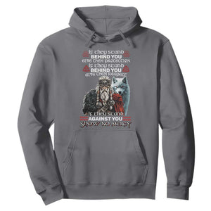 Viking Hoodie If They Stand Against You Show No Mercy TS09 Charcoal Print Your Wear
