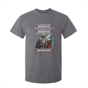 Viking T Shirt For Kid If They Stand Against You Show No Mercy TS09 Charcoal Print Your Wear