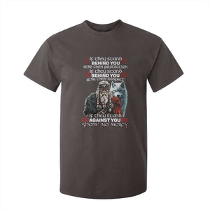 Viking T Shirt For Kid If They Stand Against You Show No Mercy TS09 Dark Chocolate Print Your Wear
