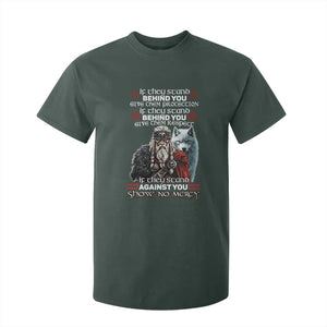 Viking T Shirt For Kid If They Stand Against You Show No Mercy TS09 Dark Forest Green Print Your Wear