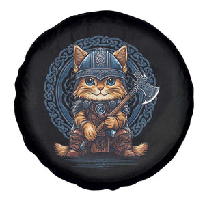Nordic Norse Viking Cat Warrior Spare Tire Cover TS09 Print Your Wear