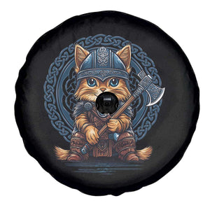 Nordic Norse Viking Cat Warrior Spare Tire Cover TS09 Print Your Wear