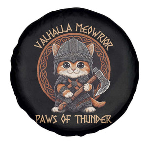 Viking Cat Spare Tire Cover Norse Mythology Cat Warrior TS09 Print Your Wear