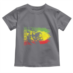 Juneteenth Toddler T Shirt Lion King 1865 African American TS09 Charcoal Print Your Wear