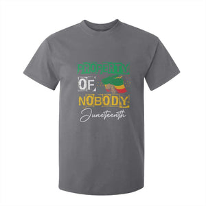 Property Of Nobody Melanin Black Freedom T Shirt For Kid TS09 Charcoal Print Your Wear
