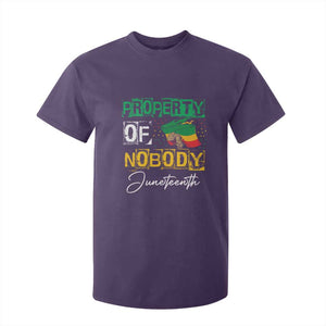 Property Of Nobody Melanin Black Freedom T Shirt For Kid TS09 Purple Print Your Wear