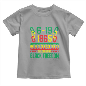 Juneteenth Toddler T Shirt Celebrating Black Freedom 1865 TS09 Sport Gray Print Your Wear
