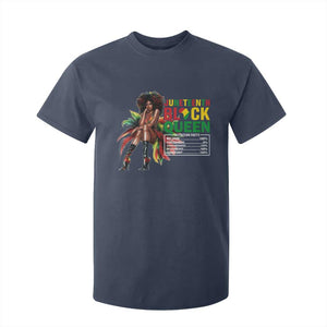 Juneteenth T Shirt For Kid Black Queen Nutritional Facts TS09 Navy Print Your Wear