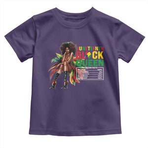 Juneteenth Toddler T Shirt Black Queen Nutritional Facts TS09 Purple Print Your Wear