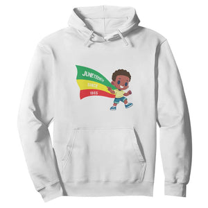 Juneteenth 1865 Cool Melanin Black Boys Kids Hoodie TS09 White Print Your Wear