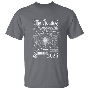 The Cicada Reunion U.S Tour 2024 T Shirt Broods XIII & XIX Cicadas Concert Fest TS09 Charcoal Print Your Wear