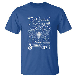 The Cicada Reunion U.S Tour 2024 T Shirt Broods XIII & XIX Cicadas Concert Fest TS09 Royal Blue Print Your Wear