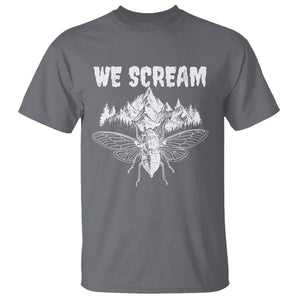 We Scream Funny Summer Cicada T Shirt TS09 Charcoal Print Your Wear