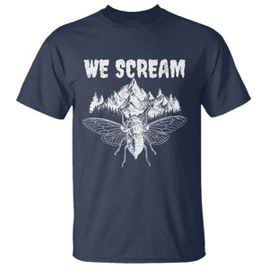 We Scream Funny Summer Cicada T Shirt TS09 Navy Print Your Wear