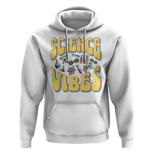 Science Vibes Back To School Retro Groovy Teacher Hoodie TS09 White Print Your Wear