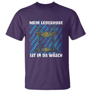 Oktoberfest T Shirt My Lederhosen Is In The Wash German Beer Festival TS09 Purple Print Your Wear