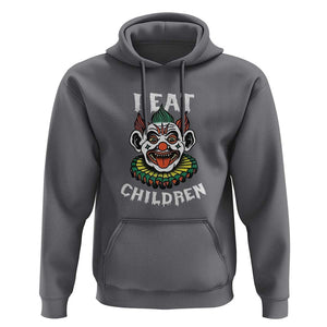 Halloween Clown Hoodie I Eat Children Spooky Mask TS09 Charcoal Print Your Wear