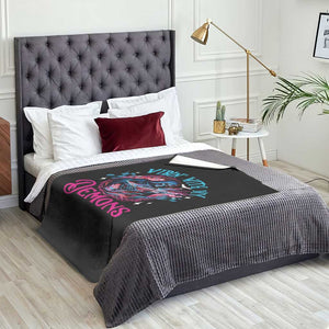 Halloween Rock N Roll Throw Blanket Vibing With My Demons TS09 Print Your Wear