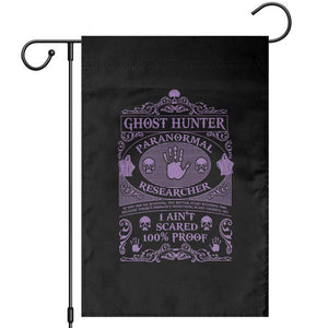Ghost Hunting Garden Flag Halloween Paranormal Researcher TS09 Black Print Your Wear
