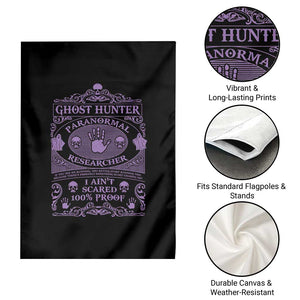Ghost Hunting Garden Flag Halloween Paranormal Researcher TS09 Print Your Wear