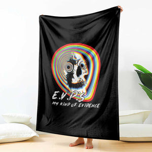 Ghost Hunting Throw Blanket EVP My Kind Of Evidence TS09 Print Your Wear