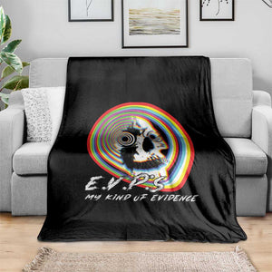 Ghost Hunting Throw Blanket EVP My Kind Of Evidence TS09 Print Your Wear