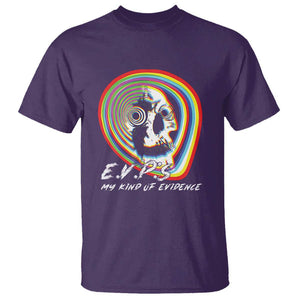 Ghost Hunting T Shirt EVP My Kind Of Evidence TS09 Purple Print Your Wear