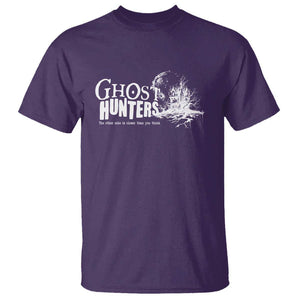 Ghost Hunter T Shirt The Other Side Is Closer Than You Think TS09 Purple Print Your Wear