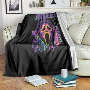 Funny Halloween Throw Blanket Have A Killer Day TS09 Print Your Wear