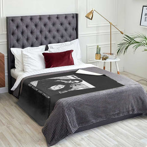 Funny Grim Reaper Throw Blanket Not Killing Just Chilling Halloween TS09 Print Your Wear