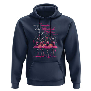 Ballerina Halloween Hoodie Very Demure Very Mindful Very Cutesy Skeleton Coquette TS09 Navy Print Your Wear