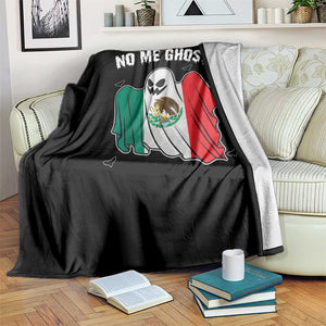 Mexico Halloween Throw Blanket No Me Ghosta Mexican Ghost TS09 Print Your Wear