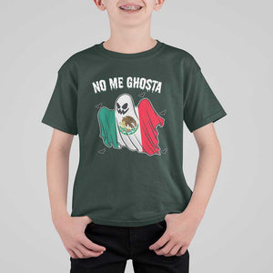 Mexico Halloween T Shirt For Kid No Me Ghosta Mexican Ghost TS09 Dark Forest Green Print Your Wear