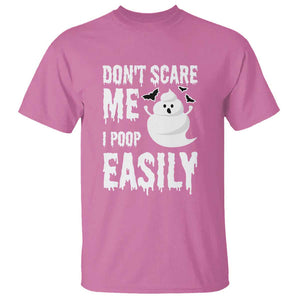 Funny Halloween T Shirt Don't Scare Me I Poop Easily TS09 Azalea Print Your Wear