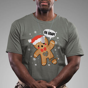 Op Snap Gingerbread Broken Heart Single Christmas T Shirt TS09 Printyourwear