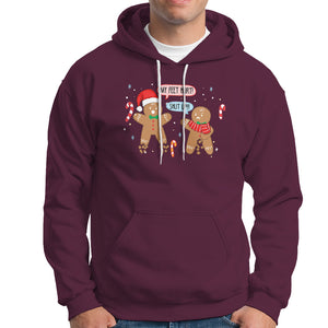Shut Up Gingerbread Just Broken Feet Naught Christmas Hoodie TS09 Printyourwear