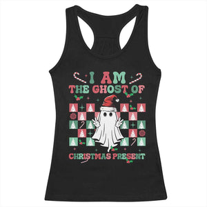 Funny Xmas Racerback Tank Top I Am The Ghost Of Christmas Present TS09 Black Print Your Wear