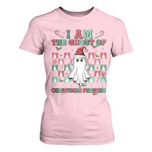 Funny Xmas T Shirt For Women I Am The Ghost Of Christmas Present TS09 Light Pink Print Your Wear