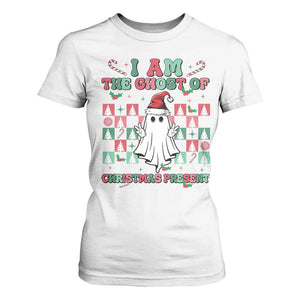Funny Xmas T Shirt For Women I Am The Ghost Of Christmas Present TS09 White Print Your Wear