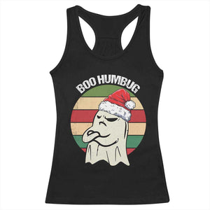 Gothic Xmas Racerback Tank Top Boo Humbug Santa Ghost TS09 Black Print Your Wear