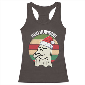 Gothic Xmas Racerback Tank Top Boo Humbug Santa Ghost TS09 Dark Chocolate Print Your Wear