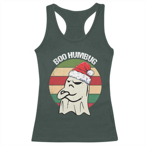 Gothic Xmas Racerback Tank Top Boo Humbug Santa Ghost TS09 Dark Forest Green Print Your Wear