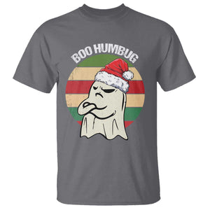 Gothic Xmas T Shirt Boo Humbug Santa Ghost TS09 Charcoal Print Your Wear